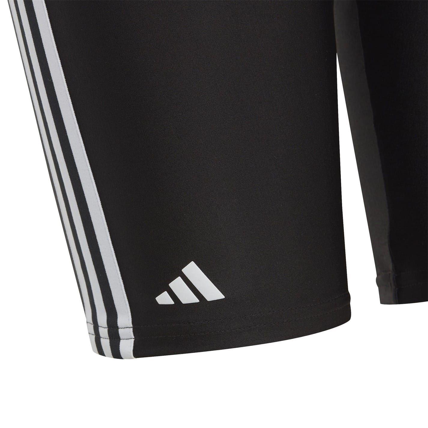 Black-White - Lifestyle - Adidas Boys 3 Stripes Jammer Shorts