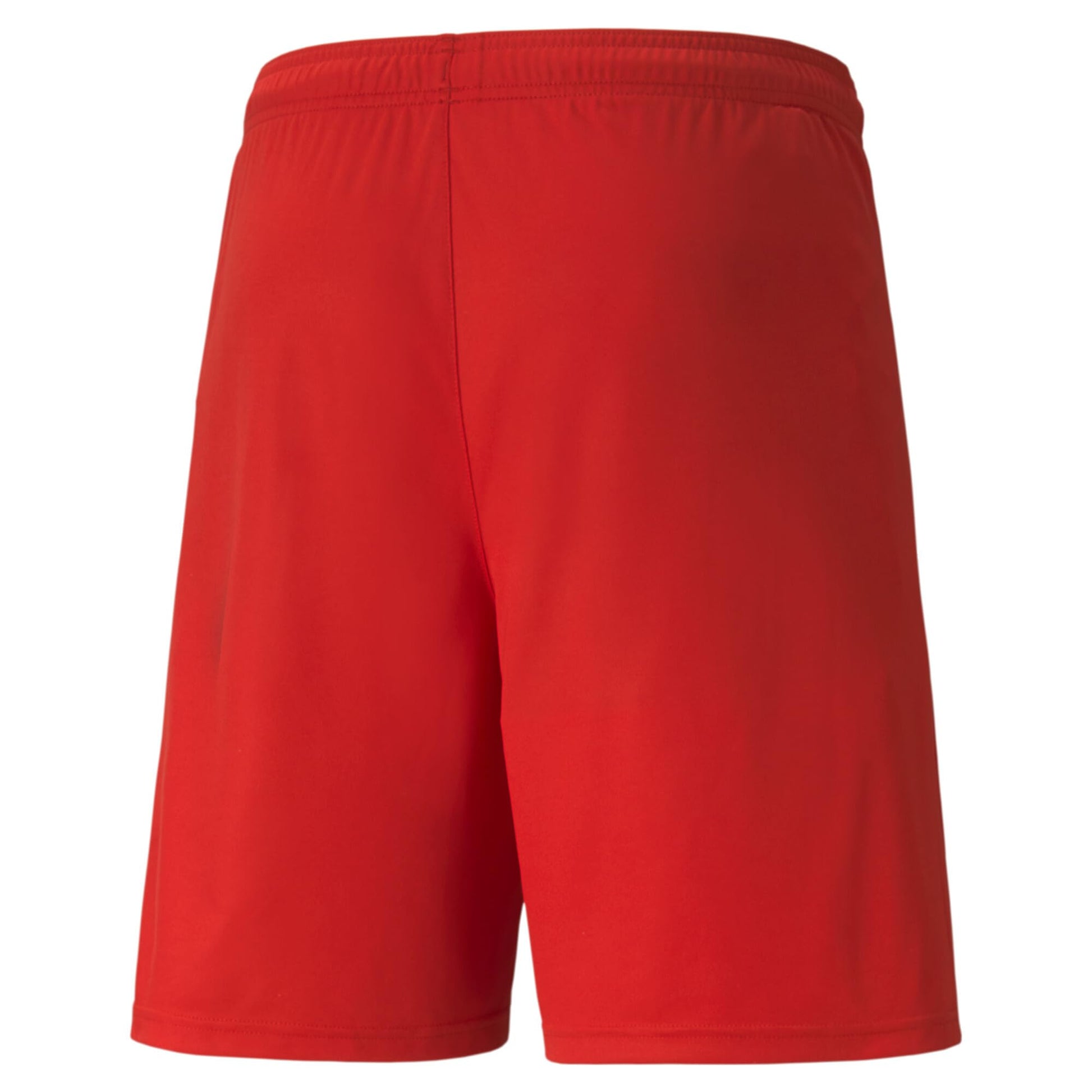 Red - Back - Puma Womens-Ladies Performance Side Stripe Shorts