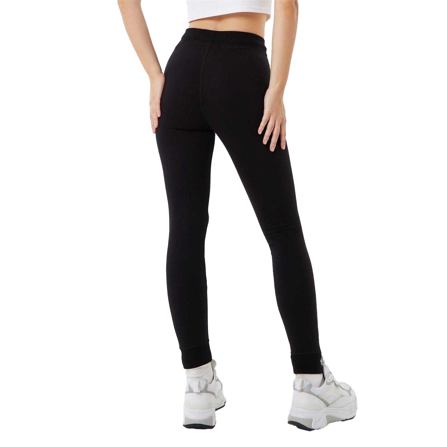 Black - Back - Jack Wills Womens-Ladies Premium Cotton Slim Casual Joggers