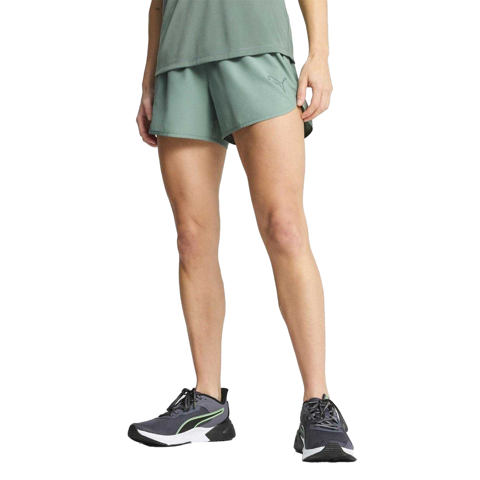 Green-Moon - Lifestyle - Puma Womens-Ladies Shorts