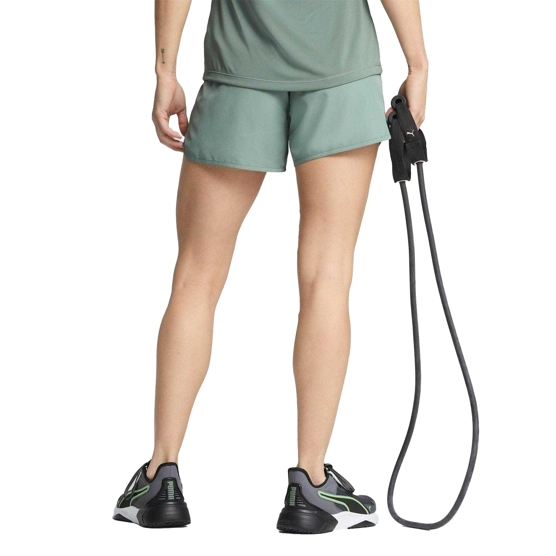 Green-Moon - Pack Shot - Puma Womens-Ladies Shorts