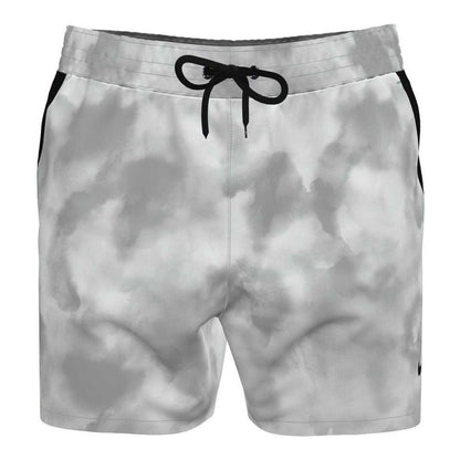 Wolf Grey - Front - Nike Mens Volley Cloud Print Snug Fit Swim Shorts