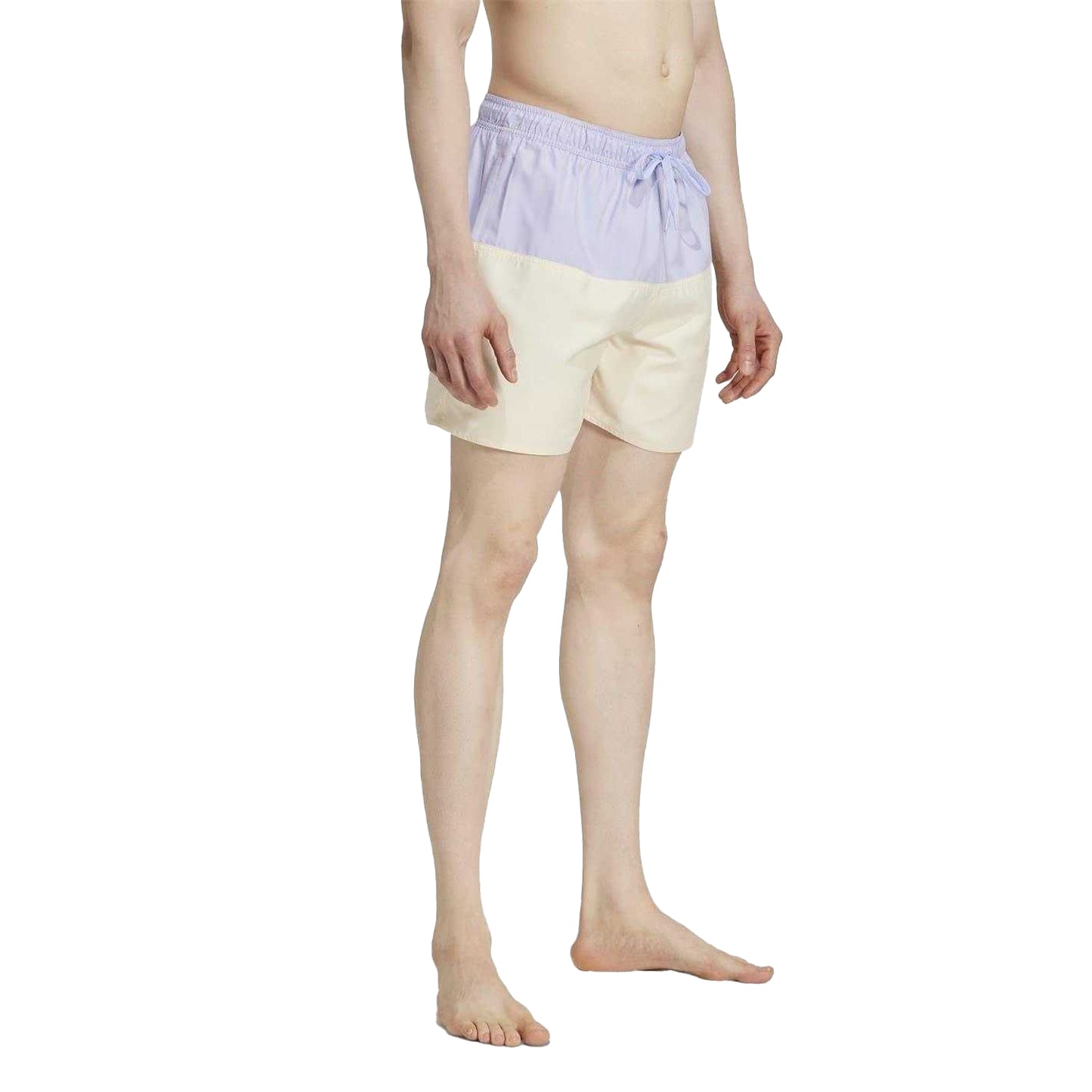 Violet - Side - Adidas Mens CLX Colour Block Mesh Swim Shorts