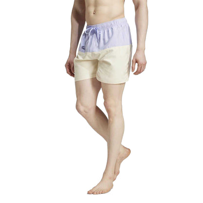 Violet - Lifestyle - Adidas Mens CLX Colour Block Mesh Swim Shorts