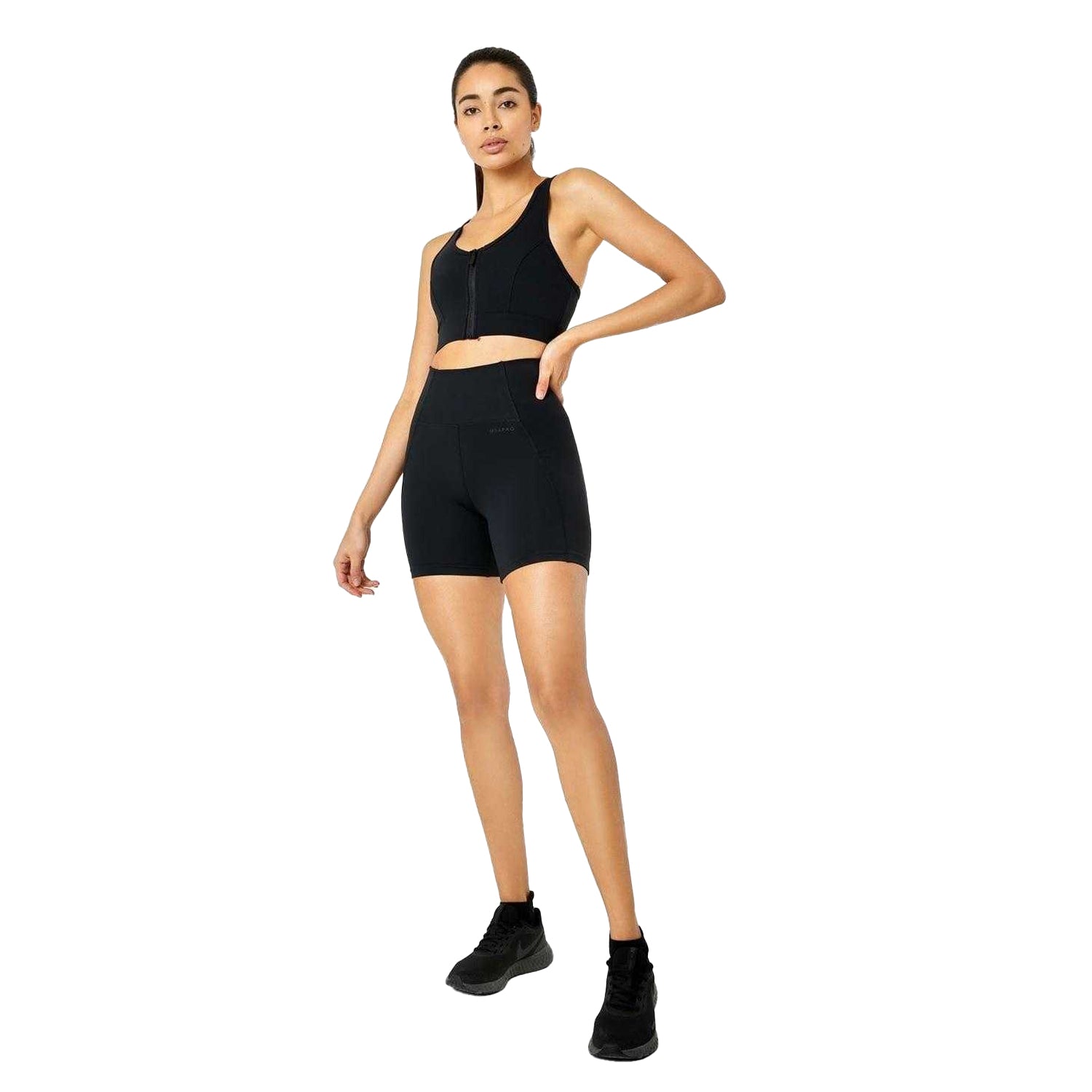 Black - Lifestyle - USA Womens-Ladies Cycling Shorts