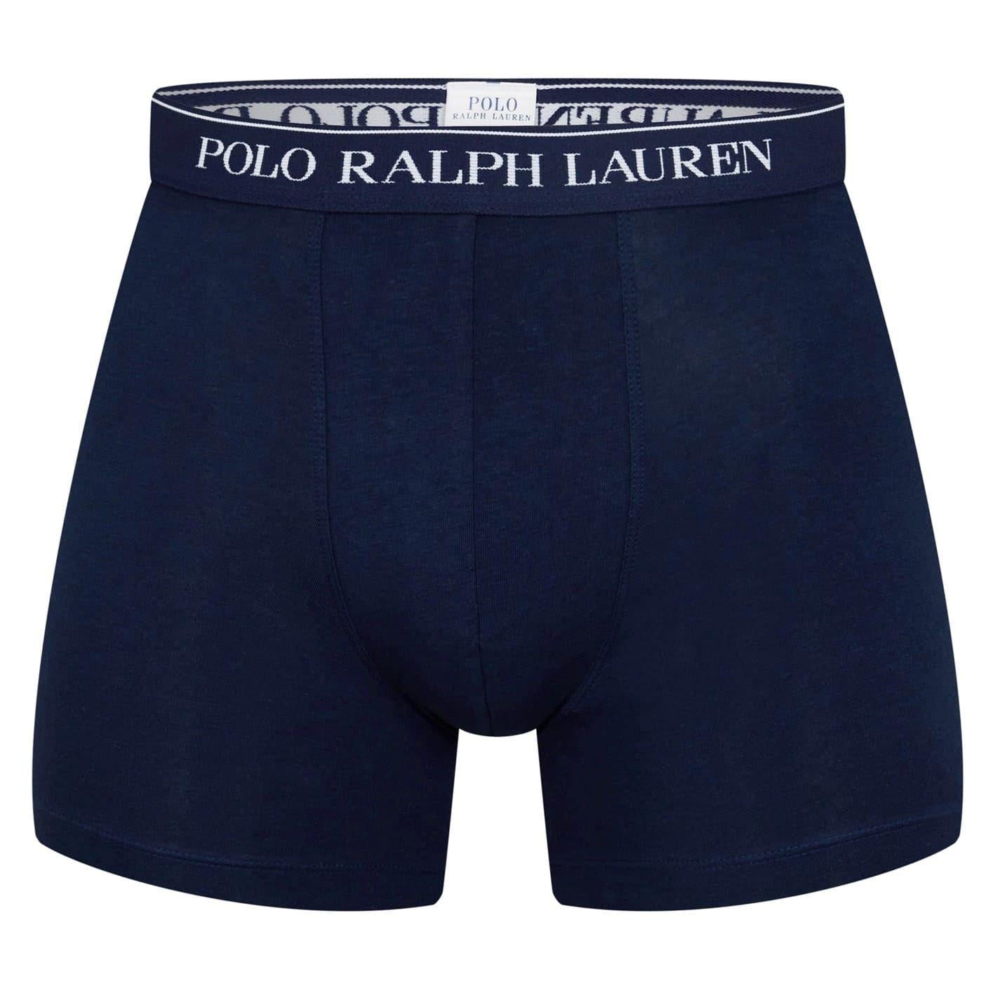 Navy - Lifestyle - Ralph Lauren Mens Boxer Shorts (Pack of 3)