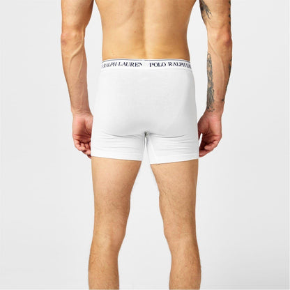 White - Side - Ralph Lauren Mens Boxer Shorts (Pack of 3)