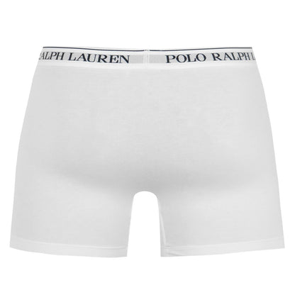 White - Pack Shot - Ralph Lauren Mens Boxer Shorts (Pack of 3)