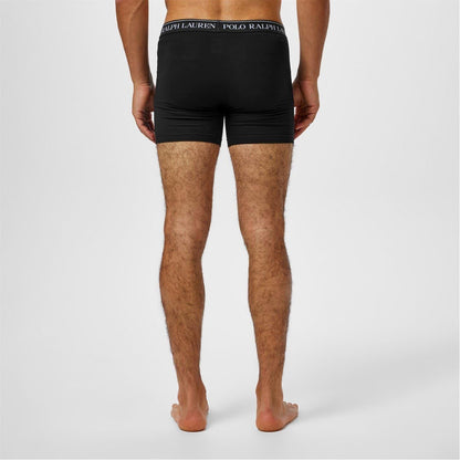 Black-White-Grey - Lifestyle - Ralph Lauren Mens Boxer Shorts (Pack of 3)