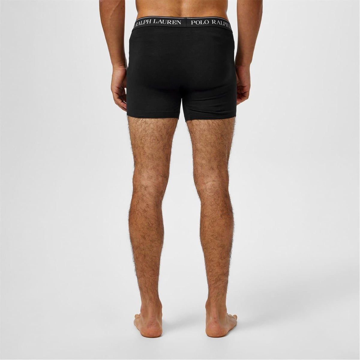 Black - Side - Ralph Lauren Mens Boxer Shorts (Pack of 3)