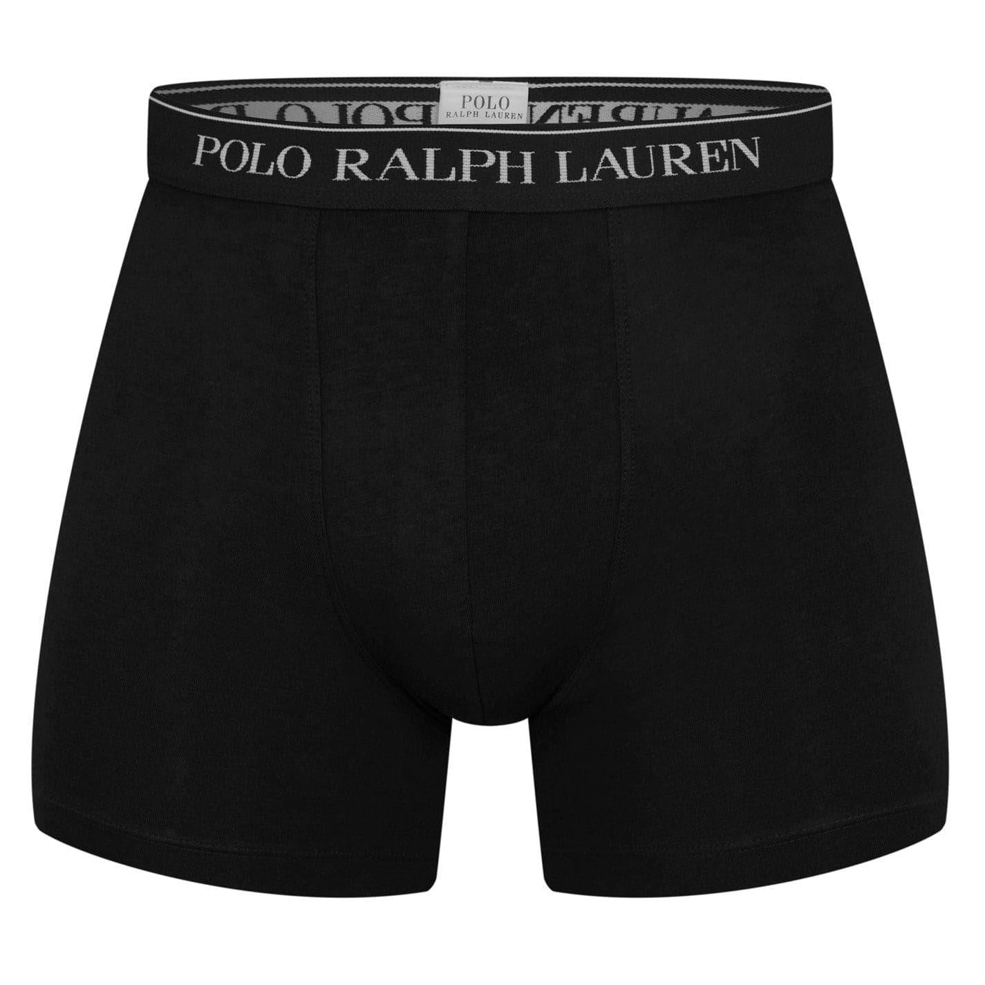 Black - Lifestyle - Ralph Lauren Mens Boxer Shorts (Pack of 3)