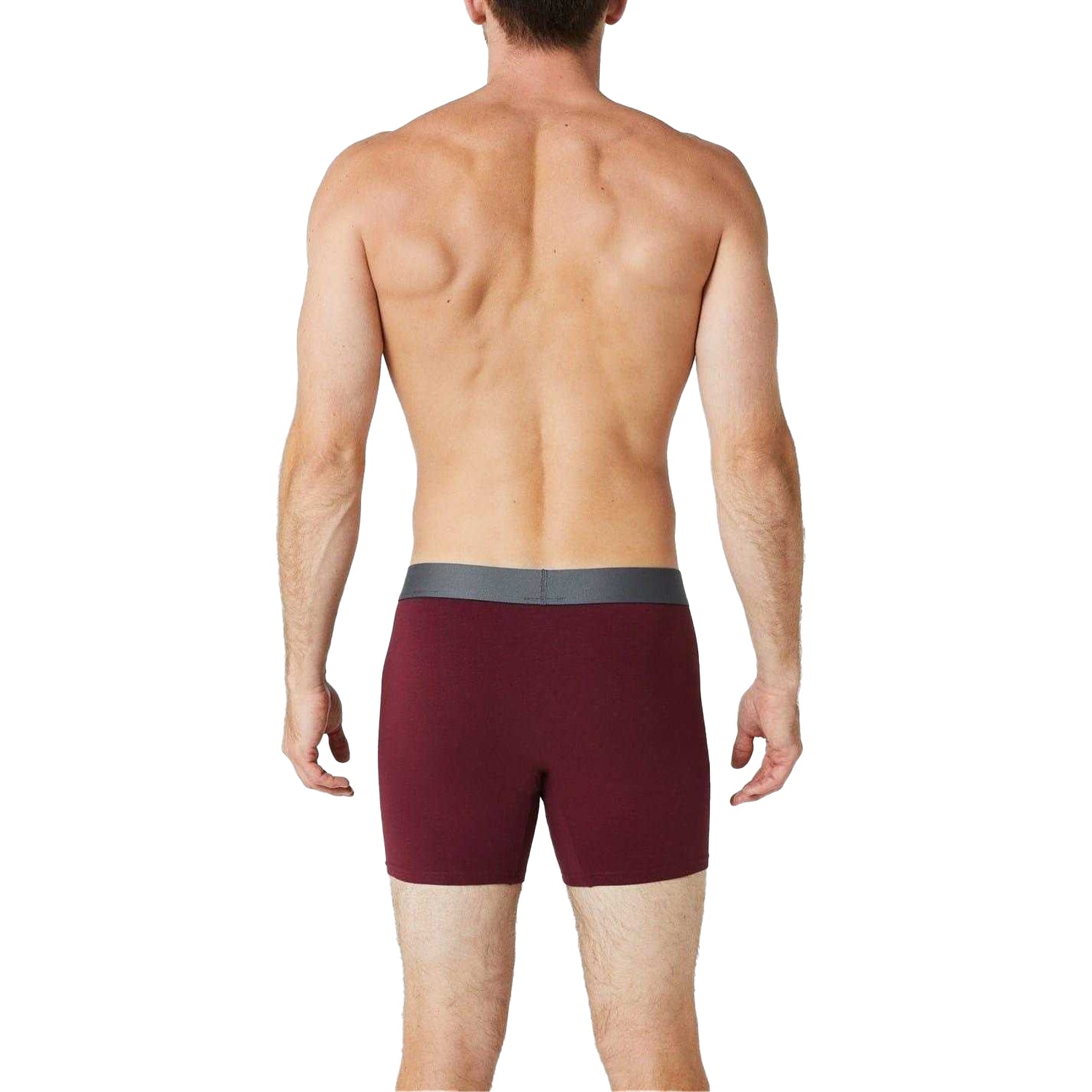 Grey-Wine - Back - Firetrap Mens Boxer Shorts (Pack of 2)