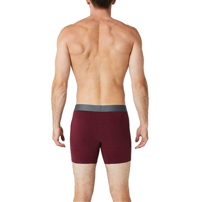 Grey-Wine - Back - Firetrap Mens Boxer Shorts (Pack of 2)
