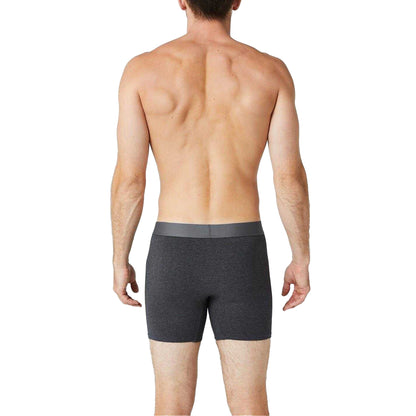 Grey-Wine - Pack Shot - Firetrap Mens Boxer Shorts (Pack of 2)