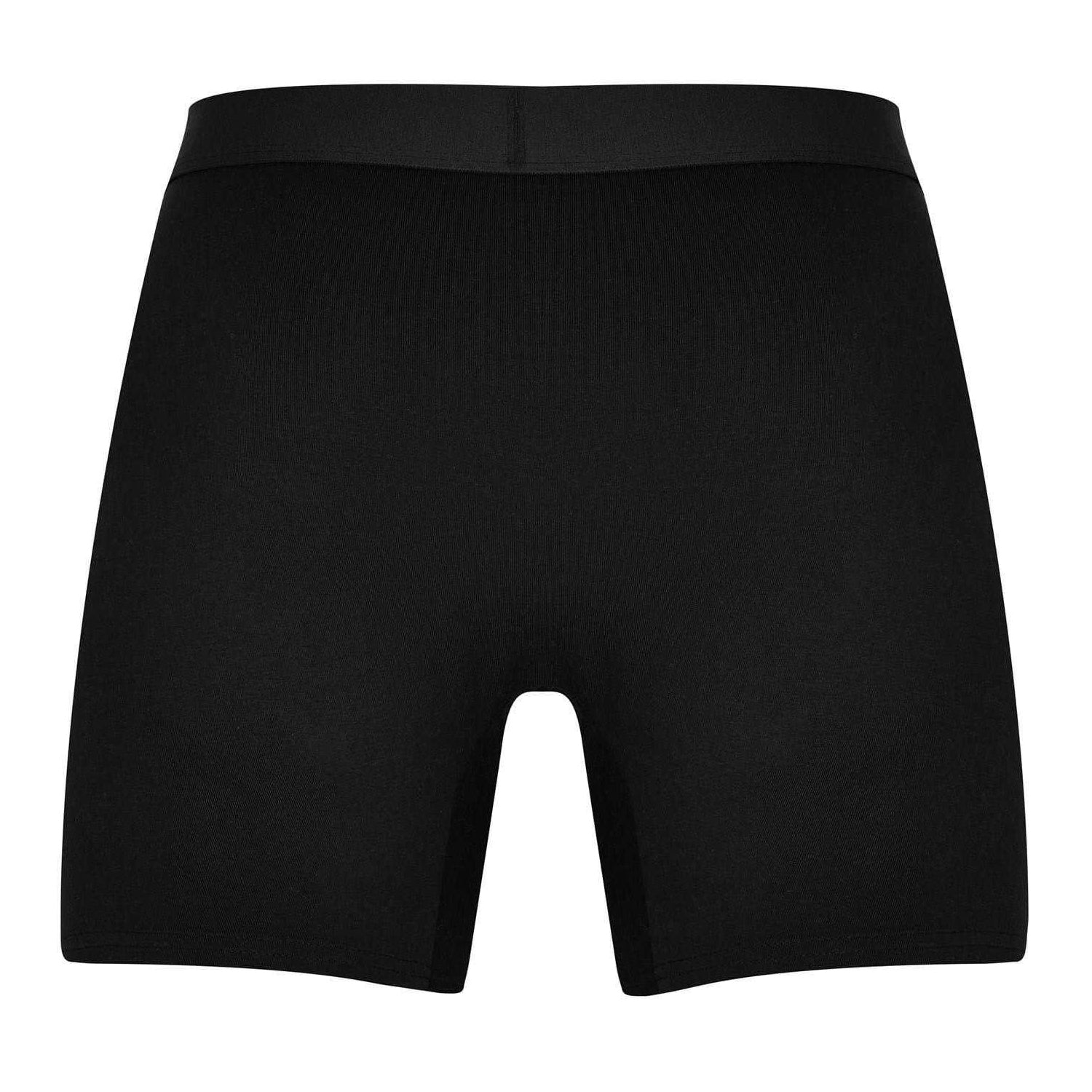 Black - Back - Firetrap Mens Boxer Shorts (Pack of 2)