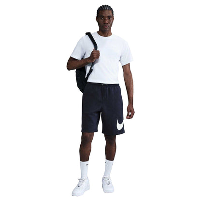 Navy - Lifestyle - Nike Mens Club Fleece Sweat Shorts