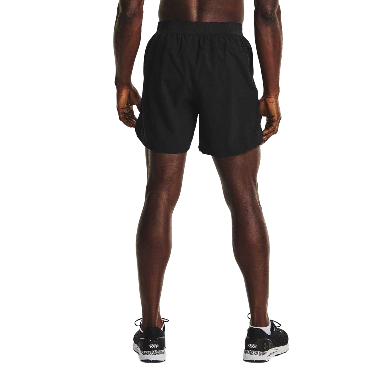 Black - Back - Under Armour Mens Launch Lightweight Running Shorts