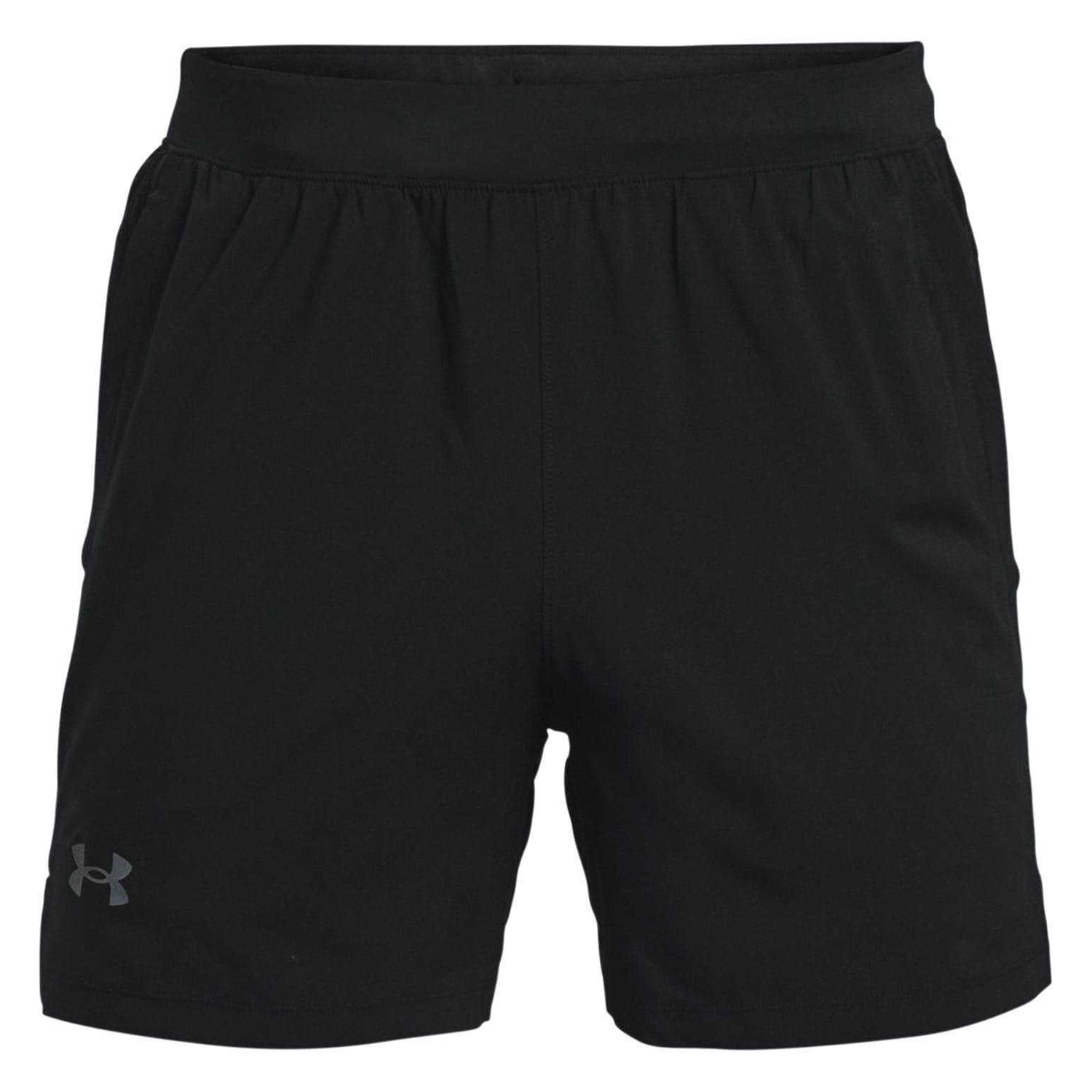 Black - Front - Under Armour Mens Launch Lightweight Running Shorts