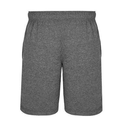 Charcoal - Back - Slazenger Mens Cotton Blend Casual Jersey Shorts