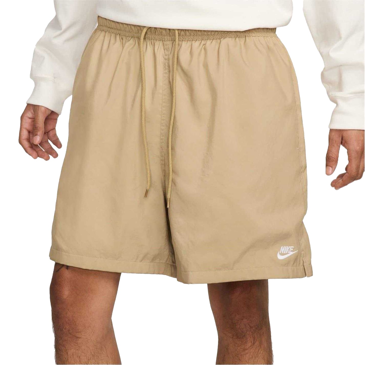 Khaki Green - Front - Nike Mens Sportswear Essentials Shorts