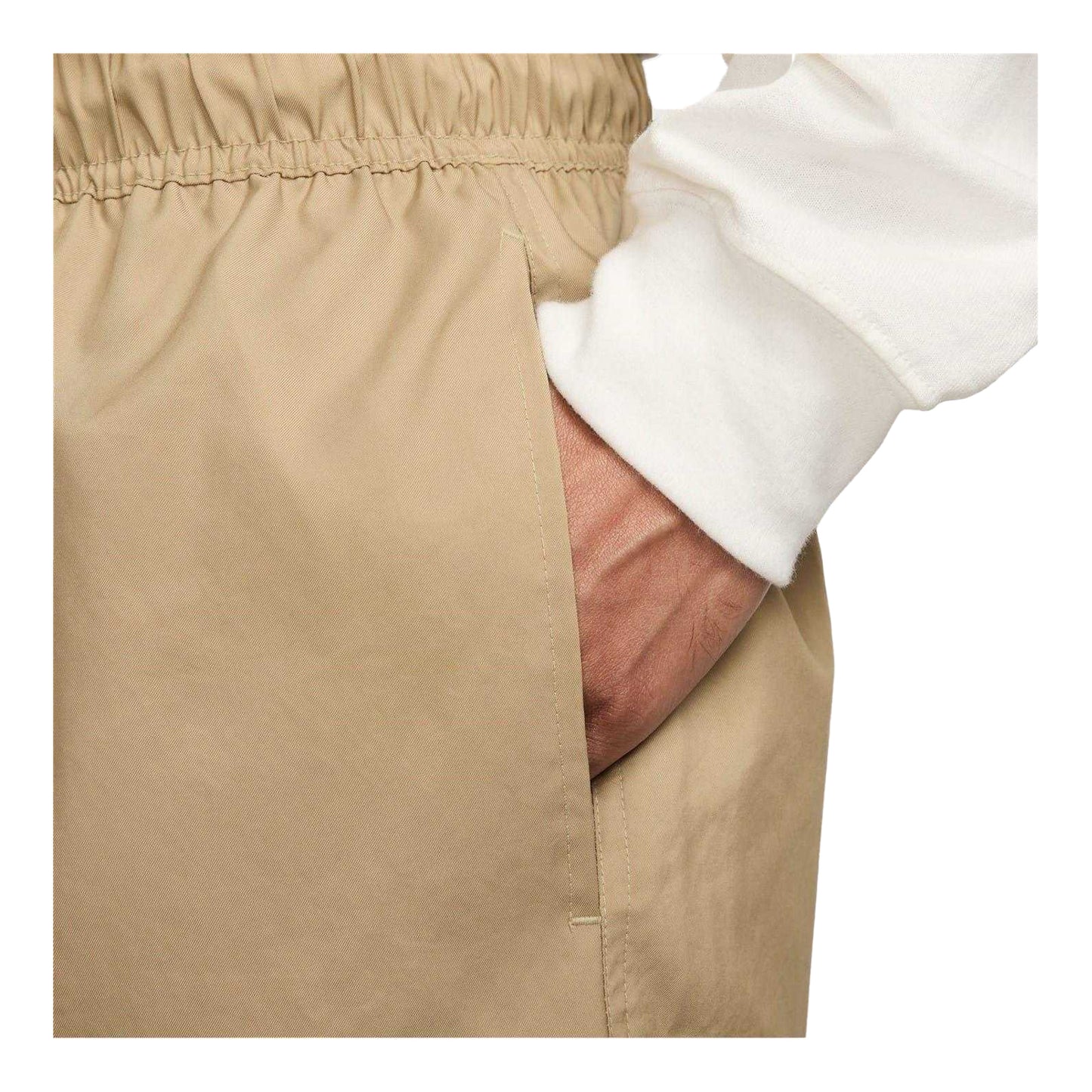 Khaki Green - Side - Nike Mens Sportswear Essentials Shorts