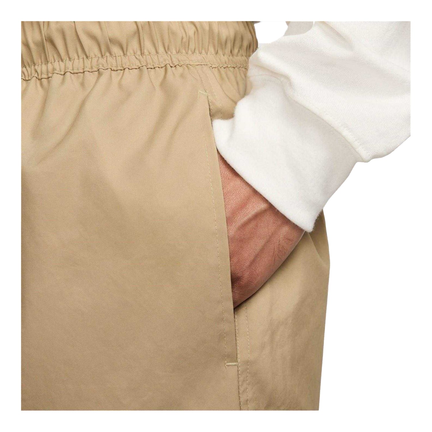 Khaki Green - Side - Nike Mens Sportswear Essentials Shorts