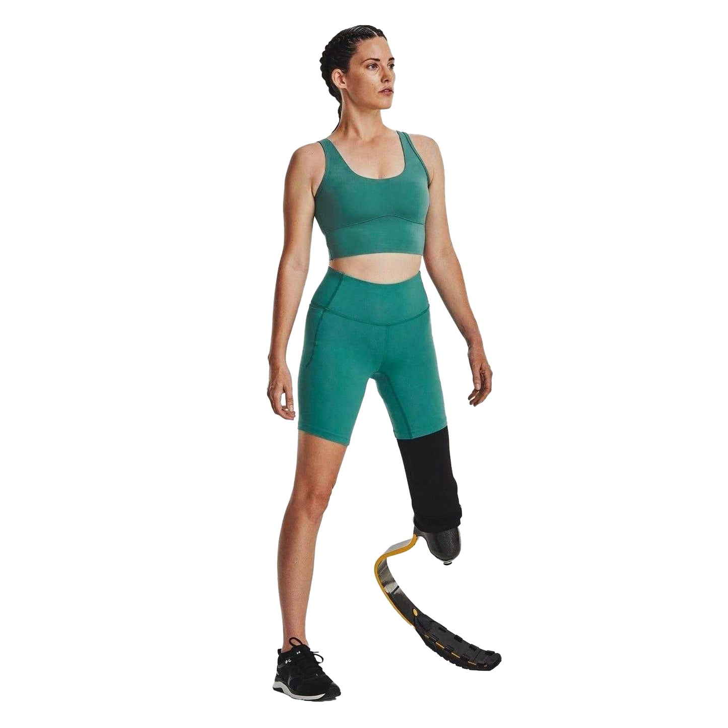 Green - Lifestyle - Under Armour Womens-Ladies Meridian Biker Shorts