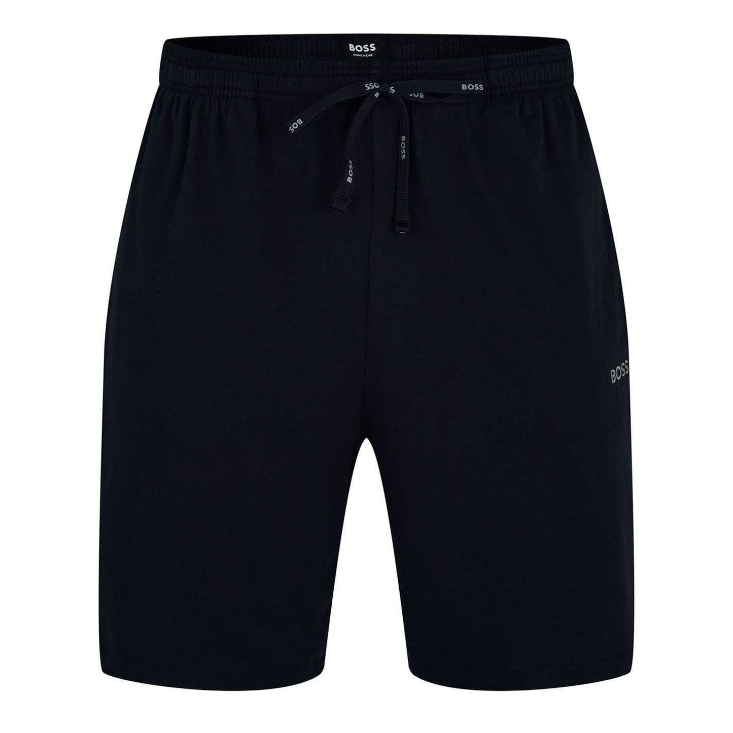 Navy - Front - Boss Mens Regular Jersey Shorts
