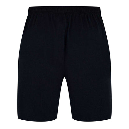 Navy - Back - Boss Mens Regular Jersey Shorts