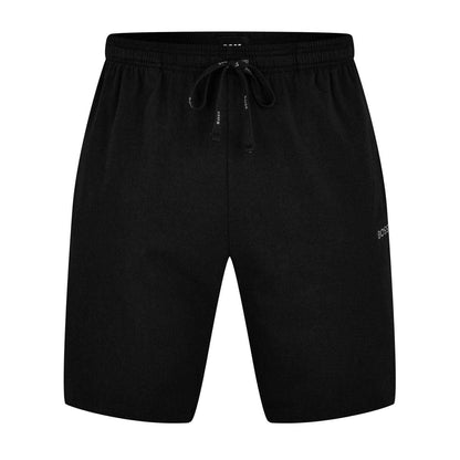 Black - Front - Boss Mens Regular Jersey Shorts