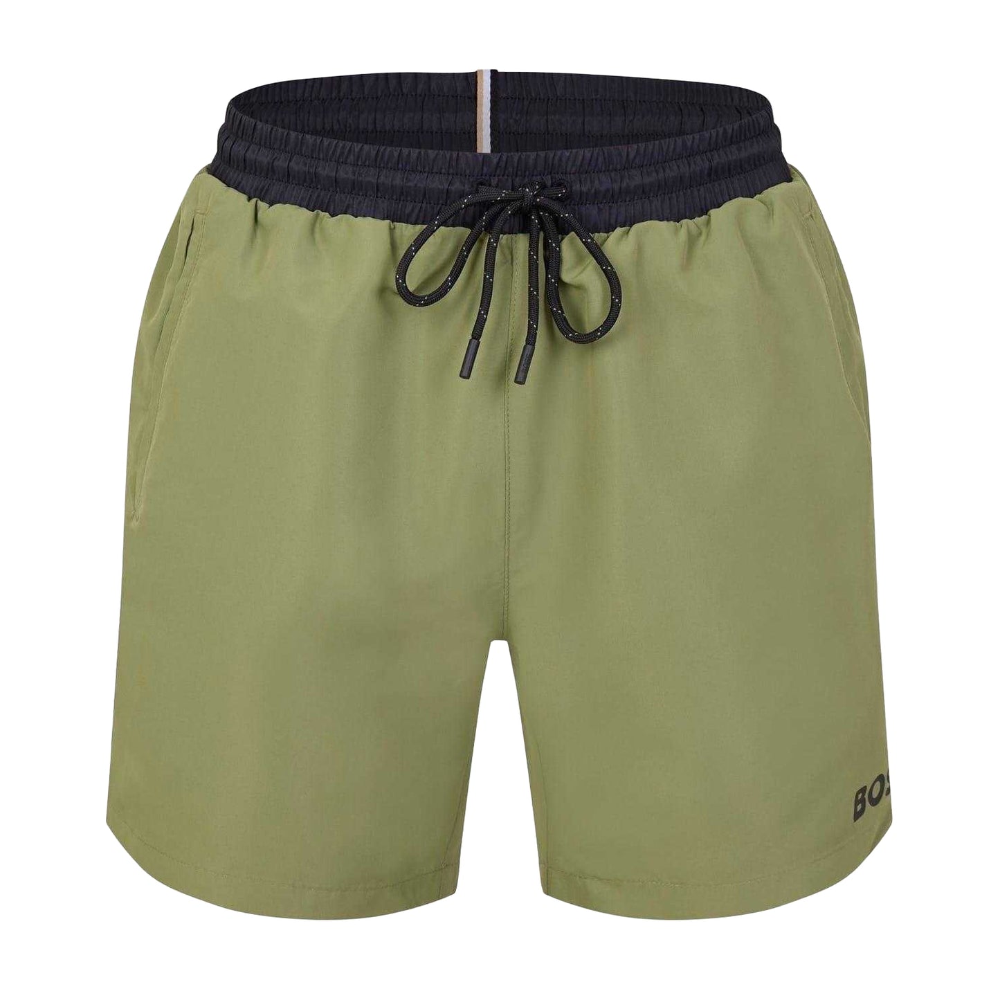 Sage Blue - Front - Boss Mens Starfish Swim Shorts