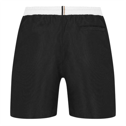 Black - Back - Boss Mens Starfish Swim Shorts