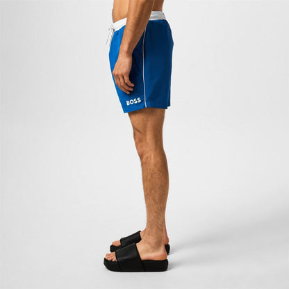 Royal Blue - Pack Shot - Boss Mens Starfish Swim Shorts
