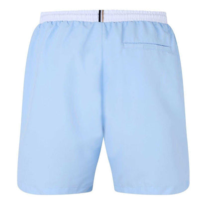 Light Blue - Back - Boss Mens Starfish Swim Shorts