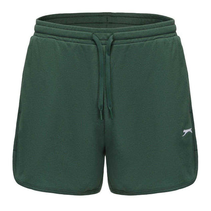 Bottle Green - Front - Slazenger Womens-Ladies Lightweight Shorts