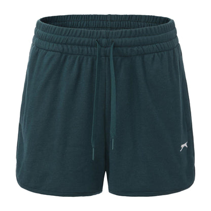 Forest Green - Front - Slazenger Womens-Ladies Lightweight Shorts