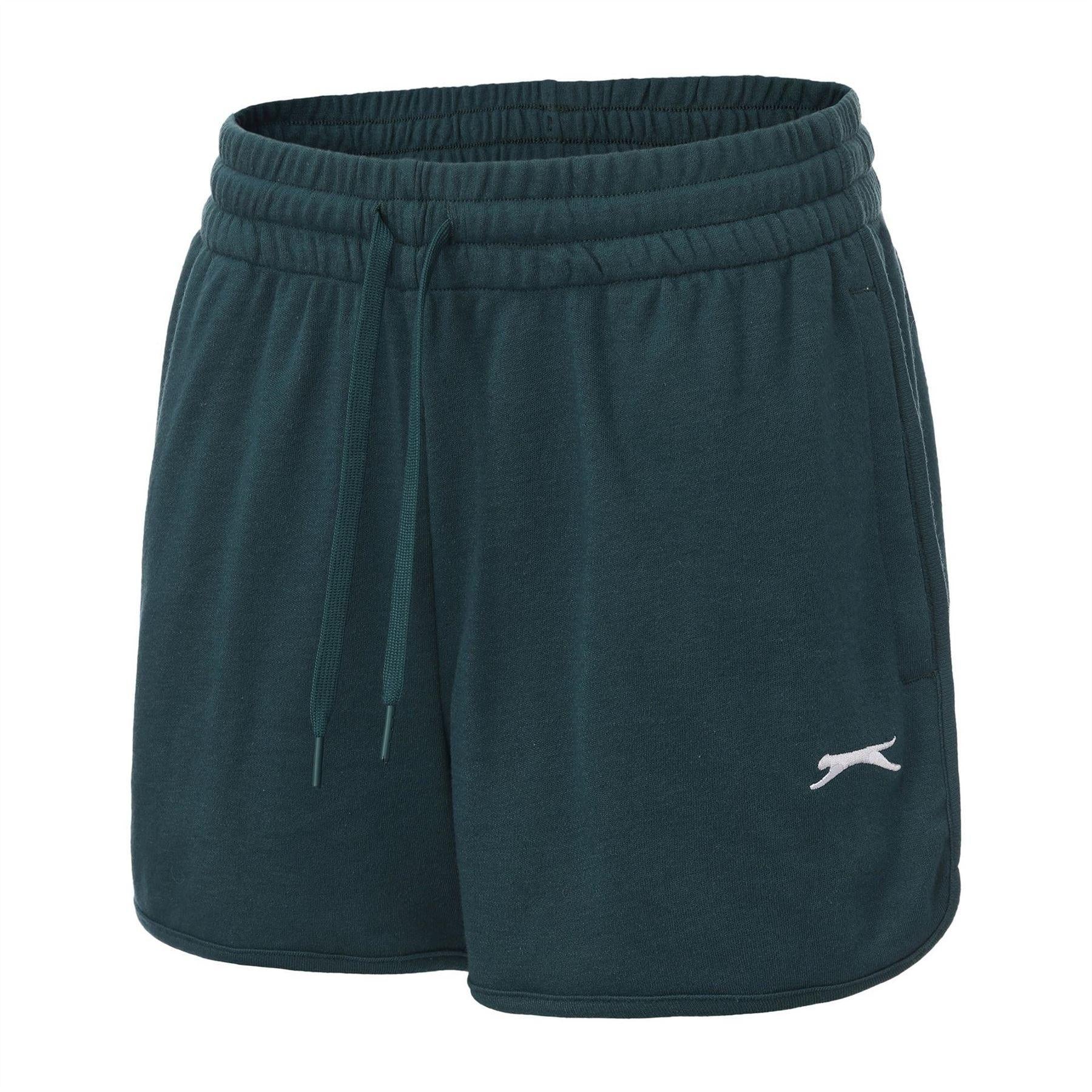 Forest Green - Side - Slazenger Womens-Ladies Lightweight Shorts