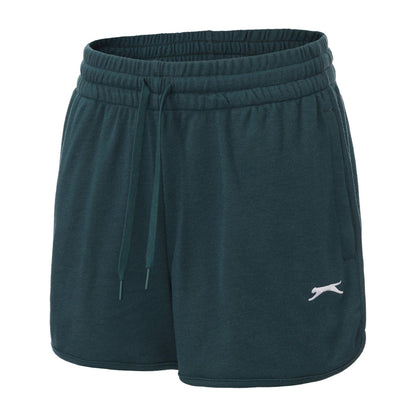 Forest Green - Side - Slazenger Womens-Ladies Lightweight Shorts