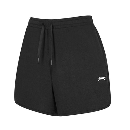 Black - Side - Slazenger Womens-Ladies Lightweight Shorts