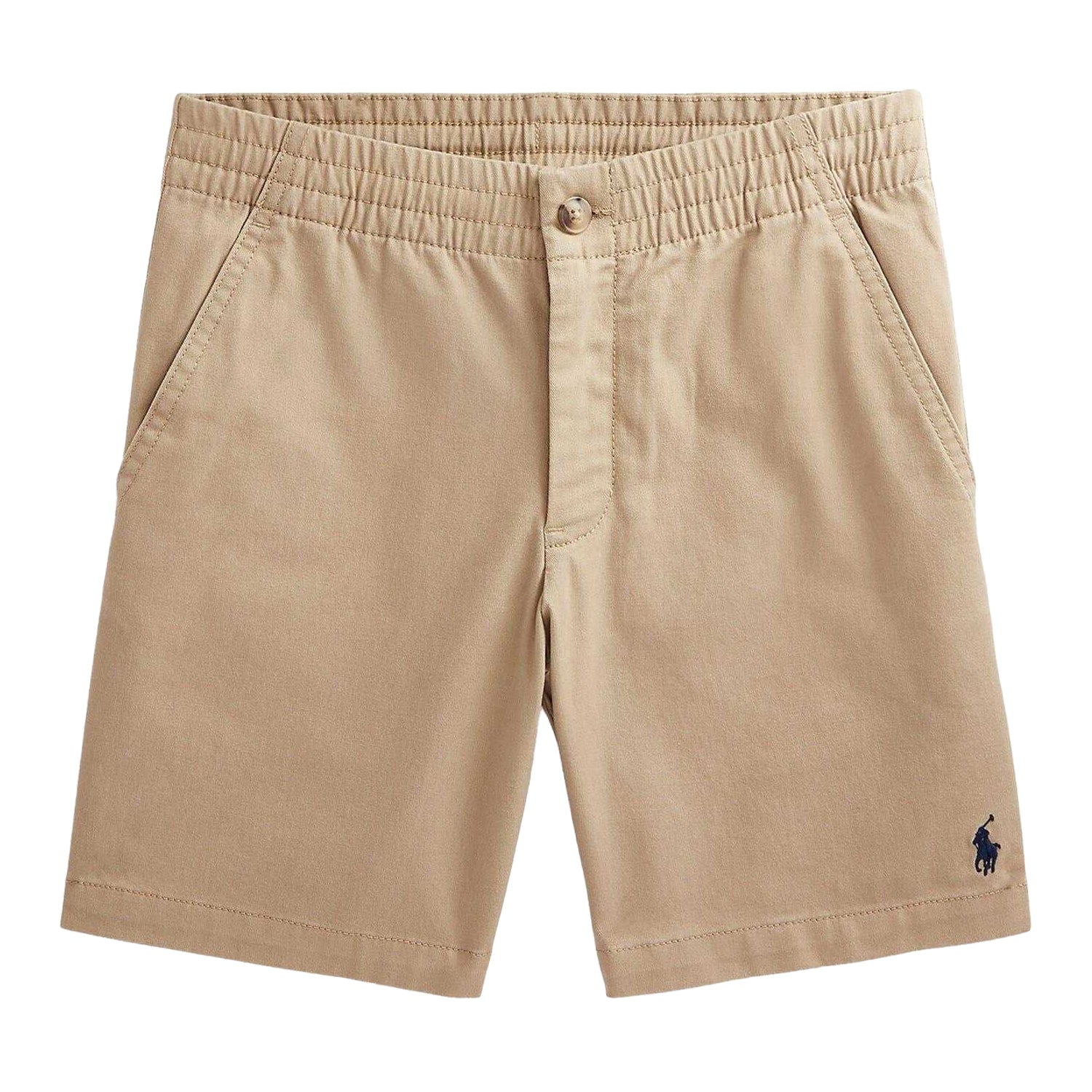 Khaki - Front - Ralph Lauren Boys Cotton Blend Chino Shorts