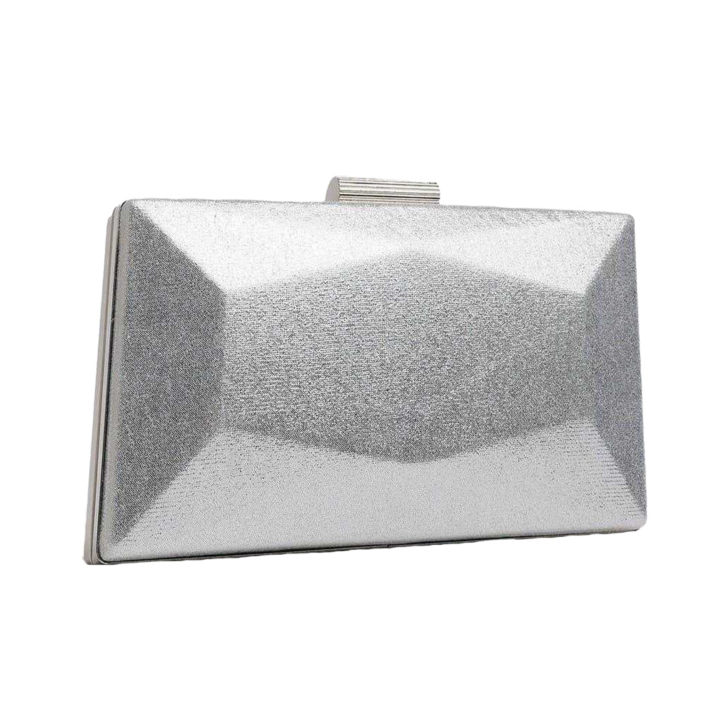 Silver - Front - Where´s That From Evening Clutch Bag