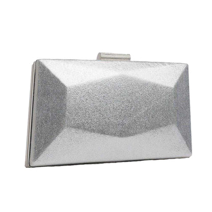 Silver - Front - Where´s That From Evening Clutch Bag