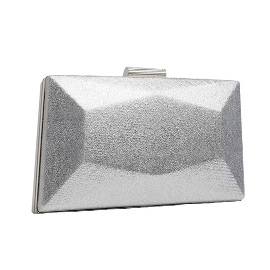 Silver - Front - Where´s That From Evening Clutch Bag