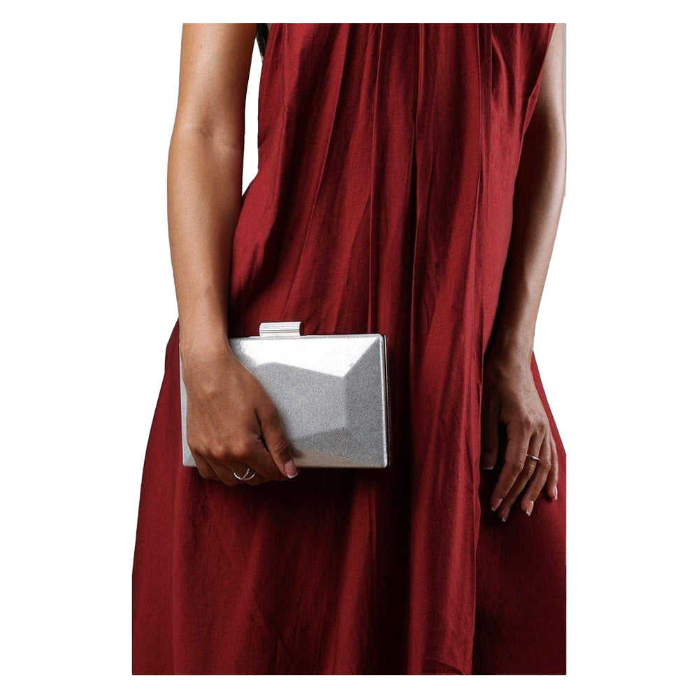 Silver - Side - Where´s That From Evening Clutch Bag
