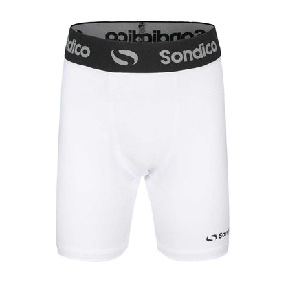 White - Front - Sondico Childrens-Kids Snug Fit Compression Shorts
