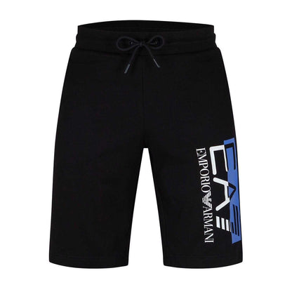 Black - Front - Emporio Armani EA7 Mens Casual Sweat Shorts