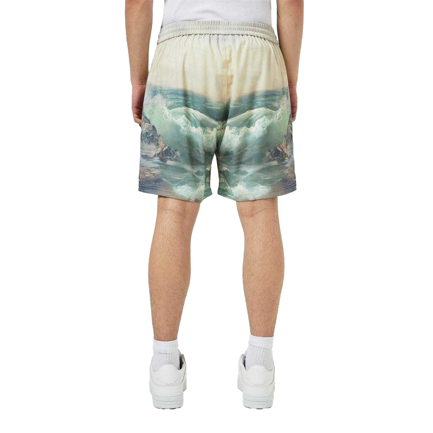 Multicoloured - Back - Represent Mens Elasticated Casual Shorts