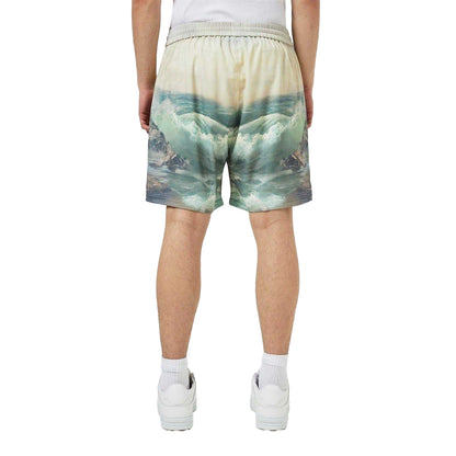 Multicoloured - Back - Represent Mens Elasticated Casual Shorts