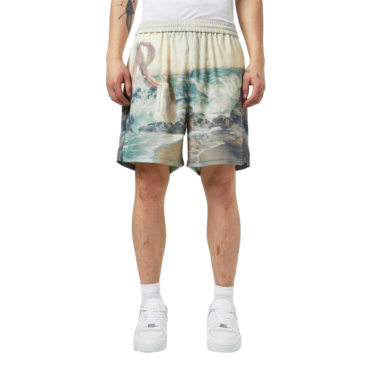 Multicoloured - Lifestyle - Represent Mens Elasticated Casual Shorts