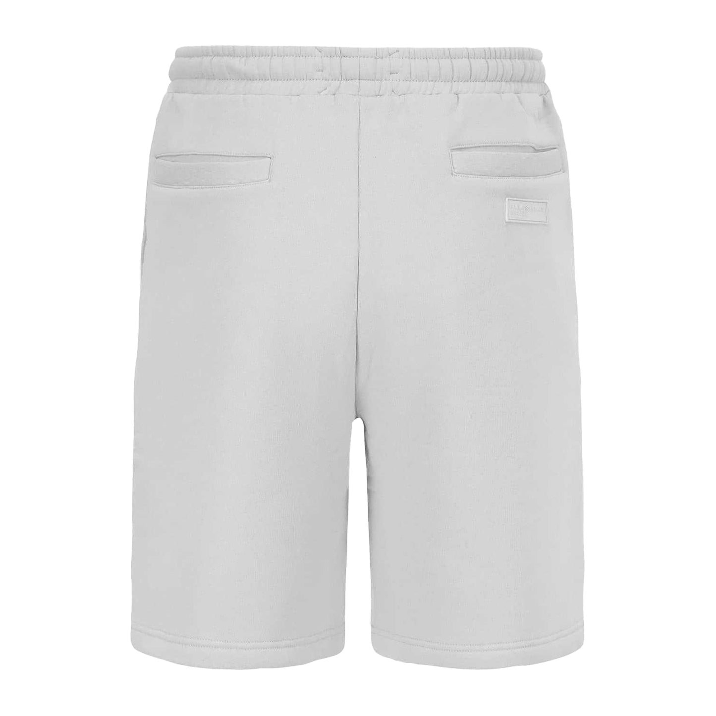Grey - Back - Blank Essentials Mens Sweat Shorts